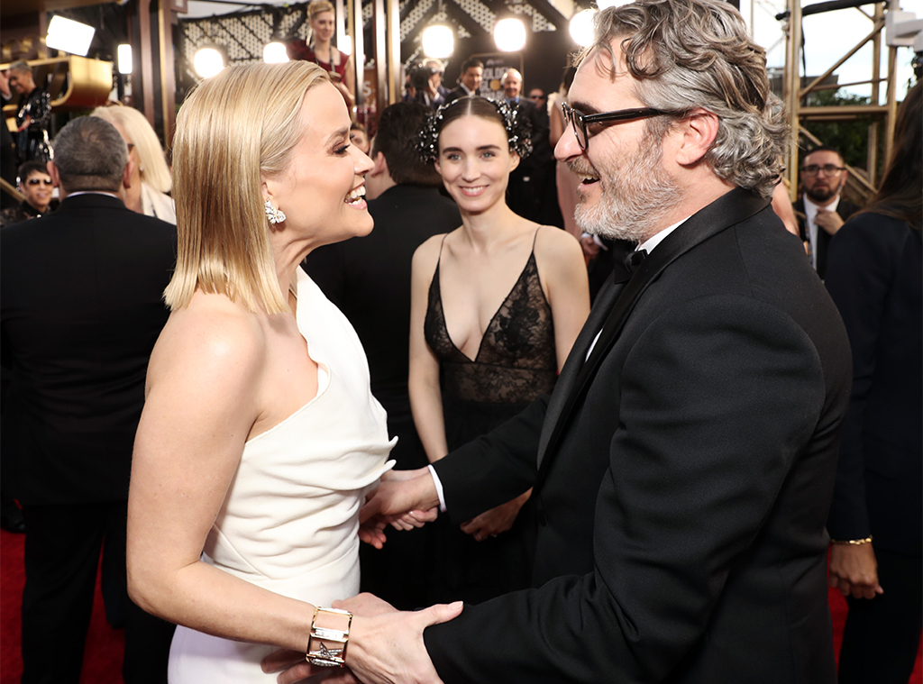 Reese Witherspoon, Joaquin Phoenix, Reunions at the Globes, 2020 Golden Globes Reese Witherspoon, Joaquin Phoenix, Reunions at the Globes, 2020 Golden Globes